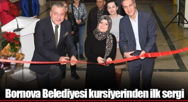 Bornova Belediyesi kursiyerinden ilk sergi