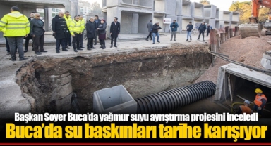 Buca’da su baskınları tarihe karışıyor