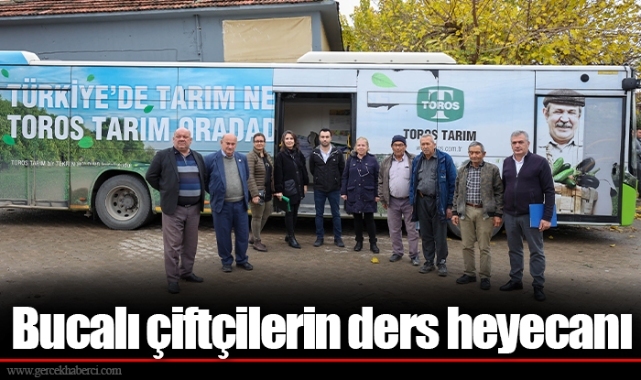 Bucalı çiftçilerin ders heyecanı