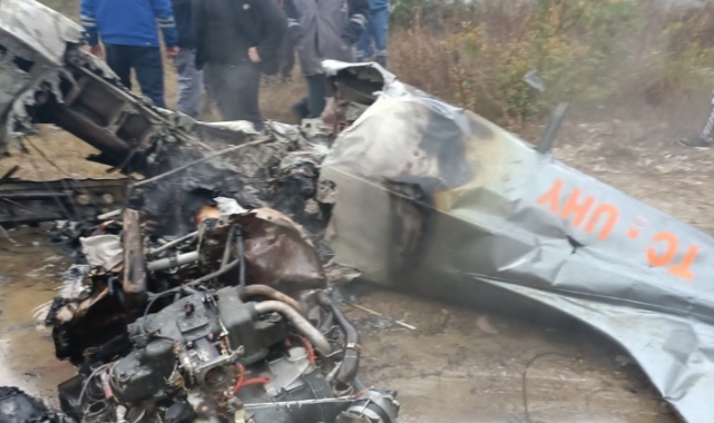 Bursa'da tek motorlu uçak düştü: 2 ölü