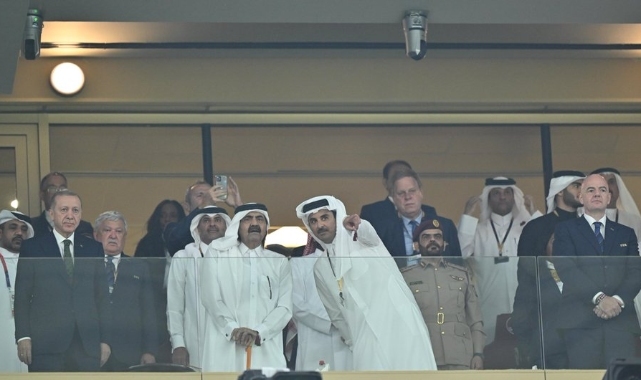 Cumhurbaşkanı Erdoğan, FIFA Dünya Kupası finali için Katar'da