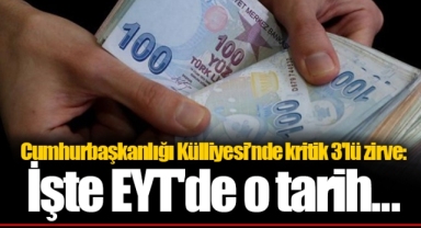 Cumhurbaşkanlığı Külliyesi’nde kritik 3'lü zirve: İşte EYT'de o tarih...