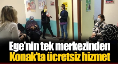 Ege’nin tek merkezinden Konak’ta ücretsiz hizmet