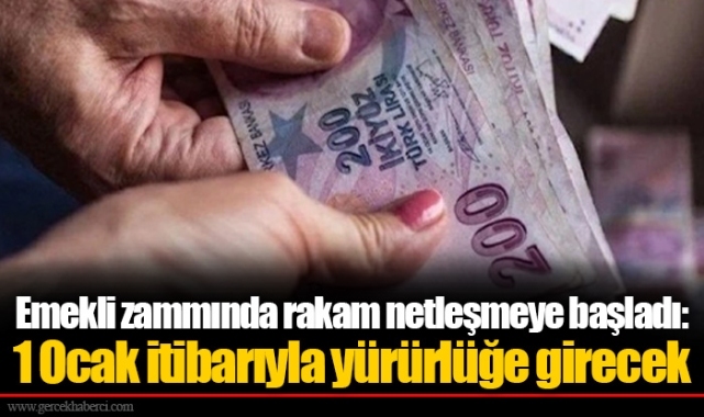 Emekli zammında rakam netleşmeye başladı: 1 Ocak itibarıyla yürürlüğe girecek