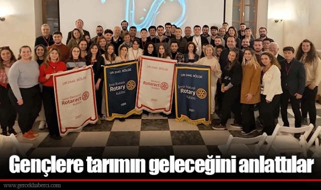 Gençlere tarımın geleceğini anlattılar