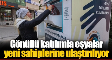 Gönüllü katılımla eşyalar yeni sahiplerine ulaştırılıyor