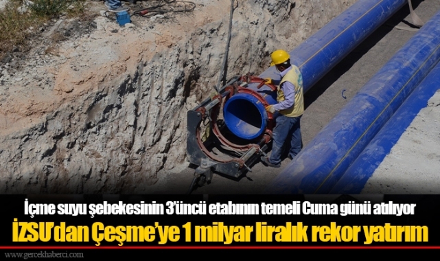 İçme suyu şebekesinin 3’üncü etabının temeli Cuma günü atılıyor