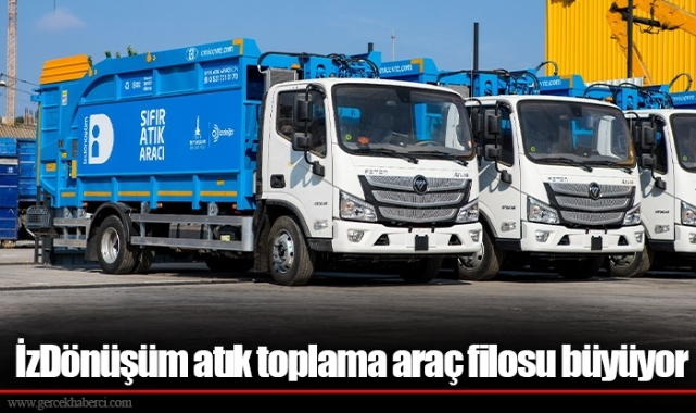İzDönüşüm atık toplama araç filosu büyüyor