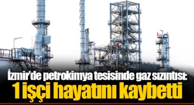 İzmir’de petrokimya tesisinde gaz sızıntısı: 1 işçi hayatını kaybetti