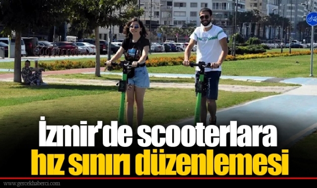 İzmir'de scooterlara hız sınırı düzenlemesi