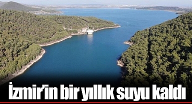 İzmir'in bir yıllık suyu kaldı