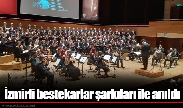 İzmirli bestekarlar şarkıları ile anıldı