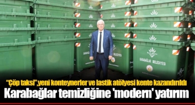 Karabağlar temizliğine 'modern' yatırım