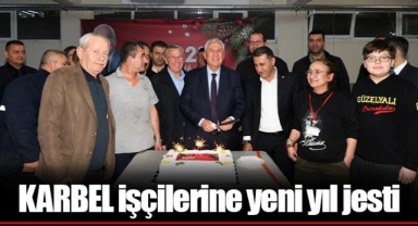 KARBEL işçilerine yeni yıl jesti