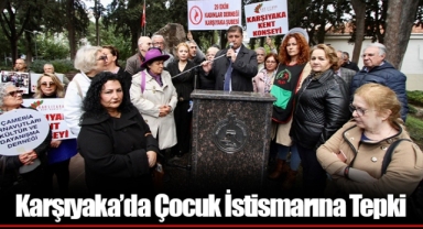 Karşıyaka’da Çocuk İstismarına Tepki