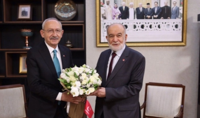 Kılıçdaroğlu'ndan Karamollaoğlu'na geçmiş olsun ziyareti