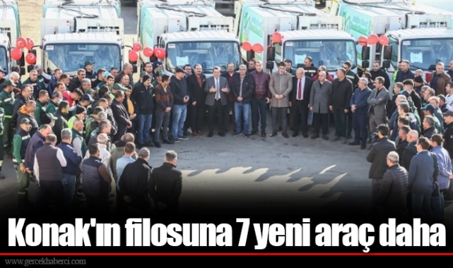 Konak'ın filosuna 7 yeni araç daha