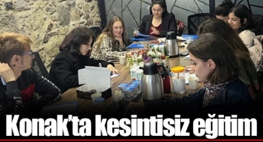 Konak’ta kesintisiz eğitim