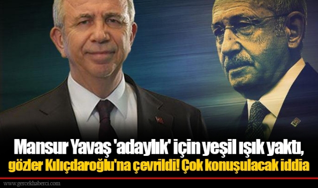 Mansur Yavaş 'adaylık' için yeşil ışık yaktı, gözler Kılıçdaroğlu'na çevrildi! Çok konuşulacak iddia