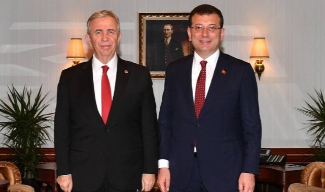 Mansur Yavaş ve Ekrem İmamoğlu Ankara'da bir araya geldi