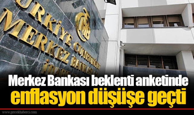 Merkez Bankası beklenti anketinde enflasyon düşüşe geçti