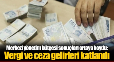 Merkezi yönetim bütçesi sonuçları ortaya koydu: Vergi ve ceza gelirleri katlandı