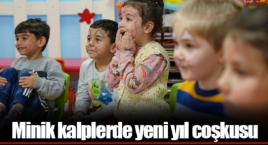 Minik kalplerde yeni yıl coşkusu