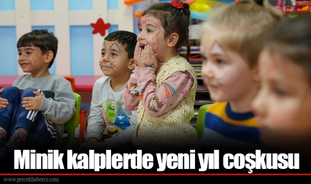 Minik kalplerde yeni yıl coşkusu