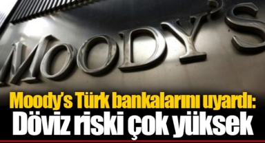 Moody’s Türk bankalarını uyardı: Döviz riski çok yüksek