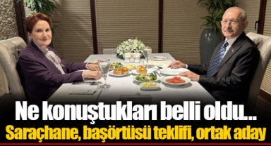 Ne konuştukları belli oldu... Saraçhane, başörtüsü teklifi, ortak aday