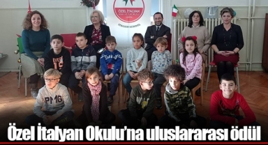 Özel İtalyan Okulu’na uluslararası ödül
