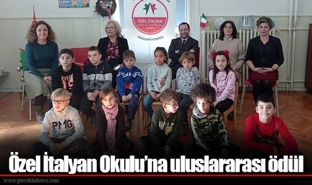 Özel İtalyan Okulu’na uluslararası ödül
