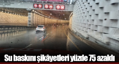 Su baskını şikâyetleri yüzde 75 azaldı