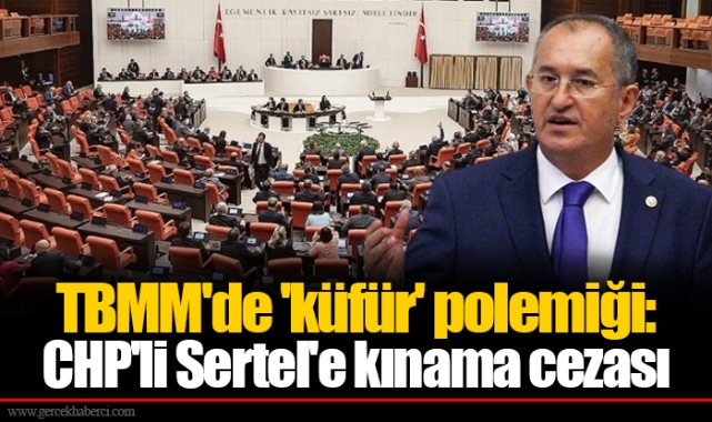 TBMM'de 'küfür' polemiği: CHP'li Sertel'e kınama cezası