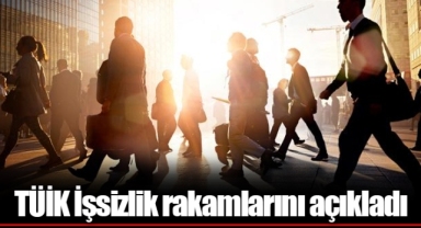 TÜİK İşsizlik rakamlarını açıkladı