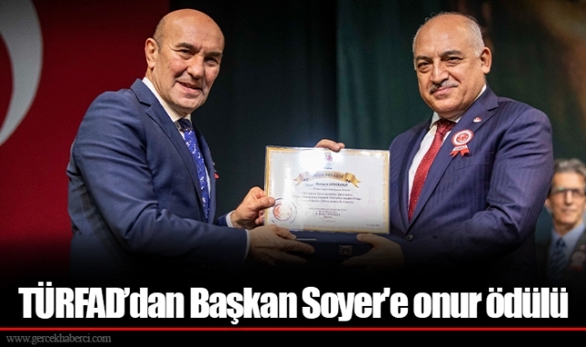 TÜRFAD’dan Başkan Soyer'e onur ödülü