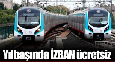 Yılbaşında İZBAN ücretsiz
