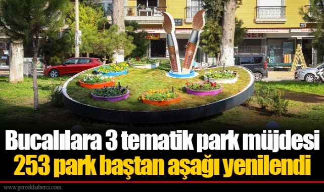 253 park baştan aşağı yenilendi
