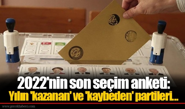 2O22'nin son seçim anketi: Yılın 'kazanan' ve 'kaybeden' partileri...