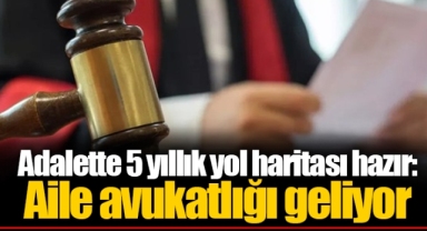 Adalette 5 yıllık yol haritası hazır: Aile avukatlığı geliyor