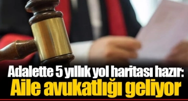 Adalette 5 yıllık yol haritası hazır: Aile avukatlığı geliyor