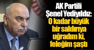 AK Partili Şenel Yediyıldız: O kadar büyük bir saldırıya uğradım ki, feleğim şaştı