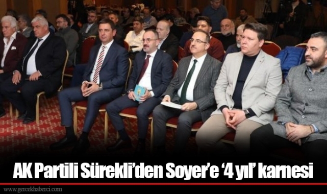 AK Partili Sürekli’den Soyer’e ‘4 yıl’ karnesi