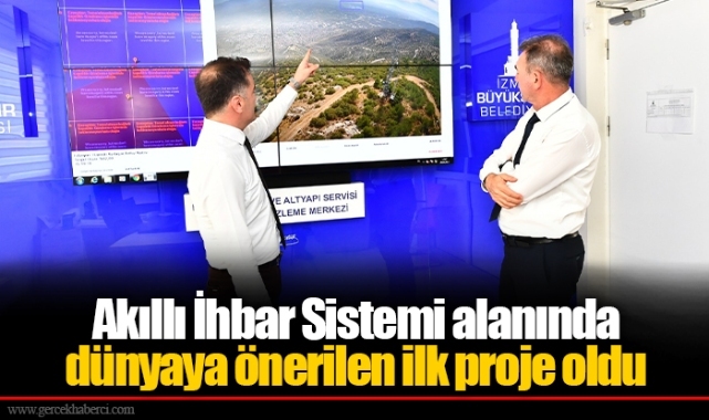 Akıllı İhbar Sistemi alanında dünyaya önerilen ilk proje oldu