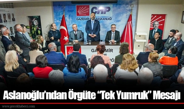 Aslanoğlu’ndan Örgüte “Tek Yumruk” Mesajı