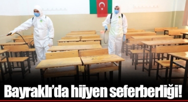Bayraklı’da hijyen seferberliği!
