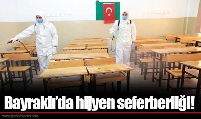 Bayraklı’da hijyen seferberliği!