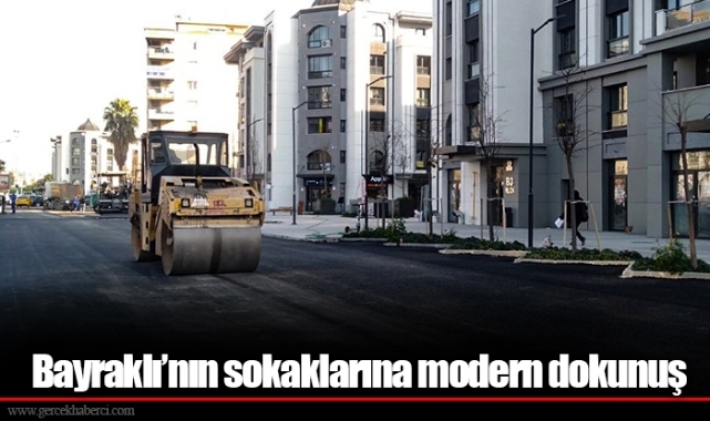 Bayraklı’nın sokaklarına modern dokunuş