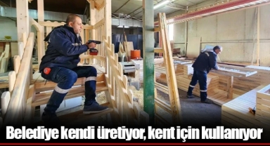 Belediye kendi üretiyor, kent için kullanıyor