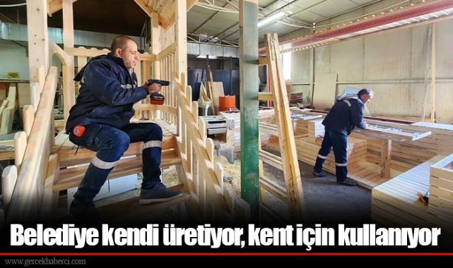 Belediye kendi üretiyor, kent için kullanıyor